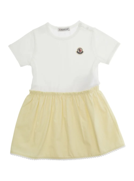 Rochii GIRL DRESS - Short Sleeve Dress with Multicolor Print in Cotton for Women
