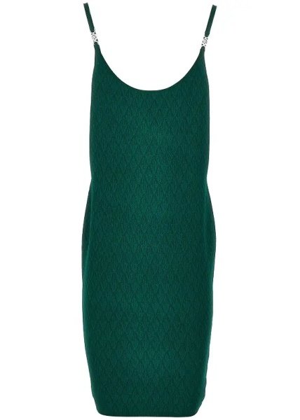 Rochii Jacquard knit knee-length dress