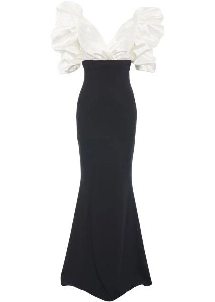 Rochii Maxi dress with puff sleeves