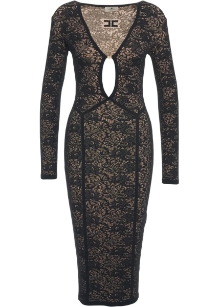 Rochii Midi dress with cut-outs