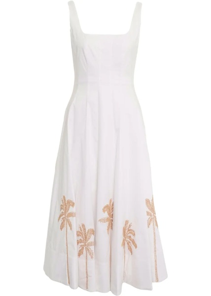 Rochii Midi dress with embroidery 'Wells'