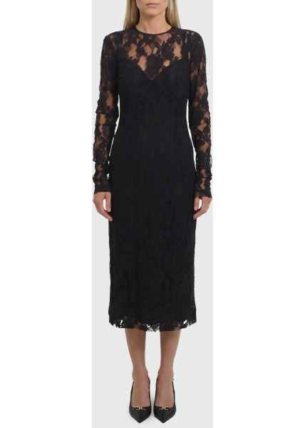 Rochii Midi Lace Dress