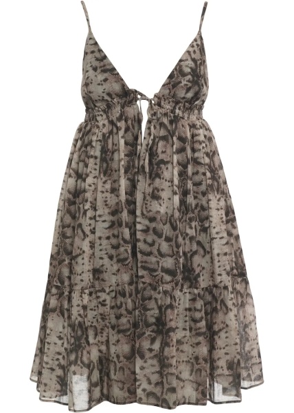 Rochii Mini dress wiht phyton print 'Adrano'