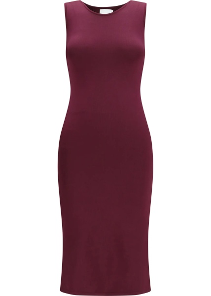 Rochii Sleeveless slim-fit long silk Dress