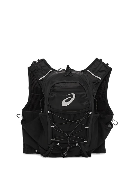 Rucsac ASICS negru din poliester reciclat si elastan