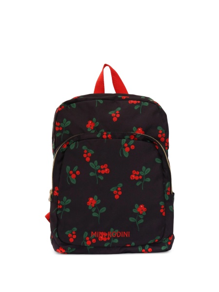 Rucsac MINI RODINI negru din poliester reciclat