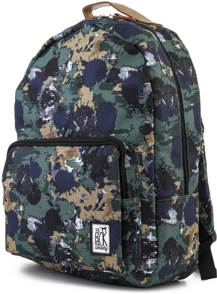 Rucsac PLECAK THE SOCIETY PACK XCLASSIC BACKPACK GREEN CAMO ALLOVER