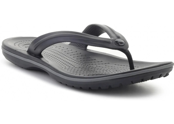 Saboti CROCBAND FLIP BLACK/SLATE GREY*