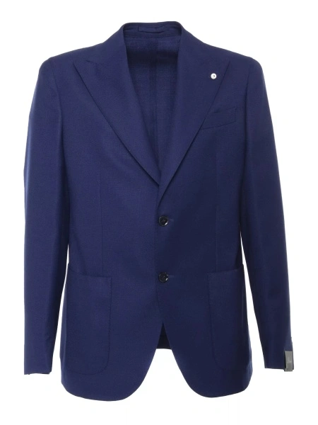 Sacou Blue single breasted blazer