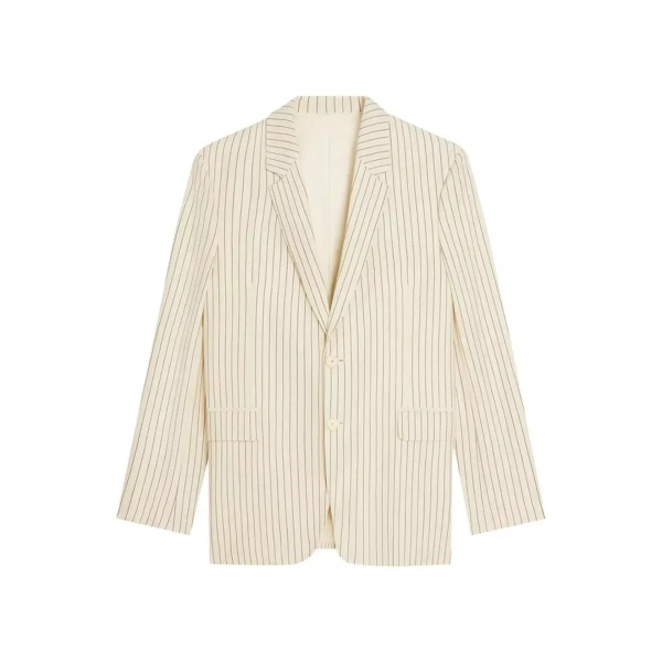 Sacou Celine Wool Striped Blazer
