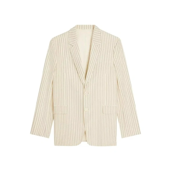 Sacou Celine Wool Striped Blazer