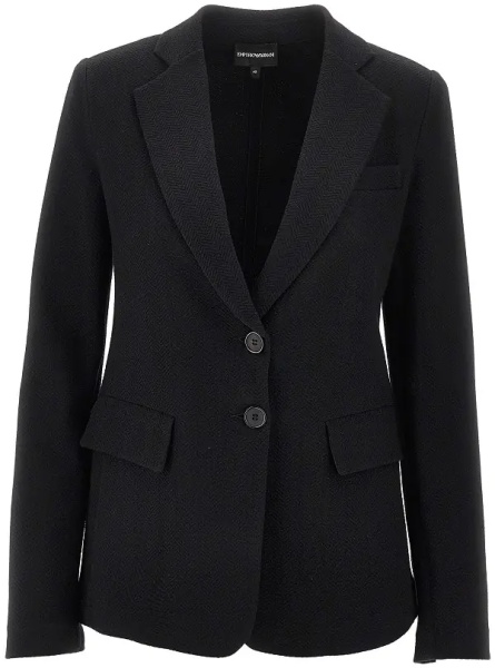 Sacou Chevron jersey jacket