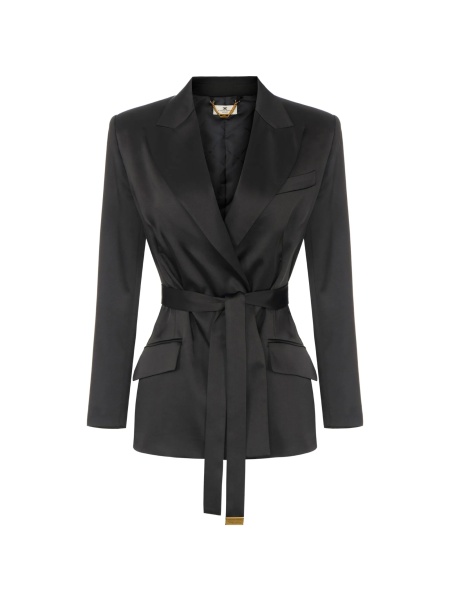 Sacou Elisabetta Franchi negru