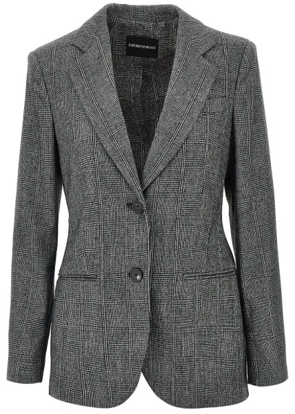 Sacou Emporio Armani gri din lana