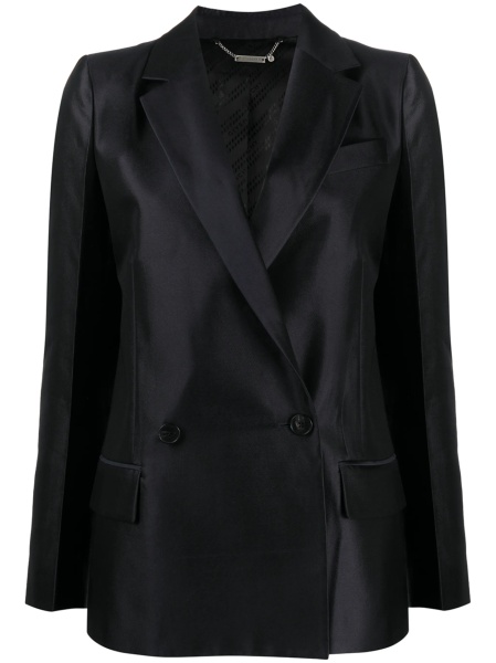 Sacou Givenchy albastru din lana si matase