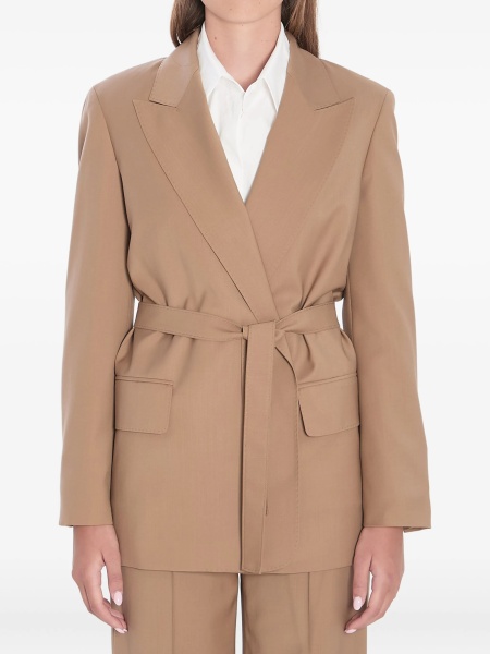 Sacou Max Mara neutru din lana