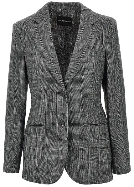Sacou Wool-blend single-breasted flannel jacket