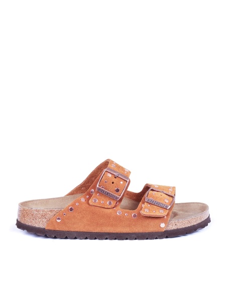 Sandale Arizona Rivet mink, Suede Leather