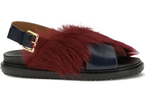 Sandale Fur-lined Fussbett Sandals