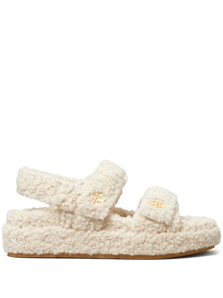 Sandale Tory Burch neutre din polyester
