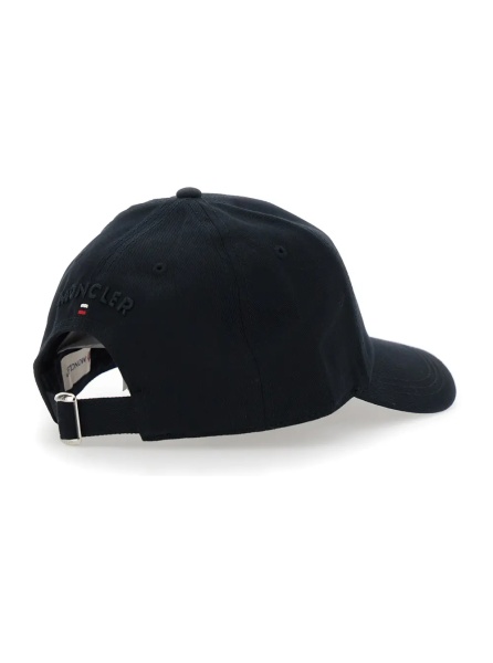 Sapca Blue Baseball Cap with Logo Patch on the Front and Back in Cotton for Men