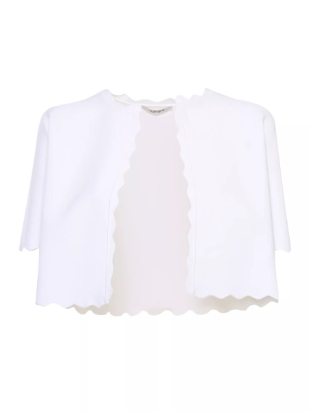 Short white jacket