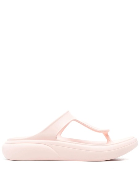 Slapi Stuart Weitzman roz din cauciuc