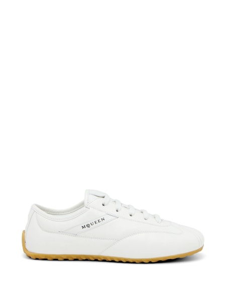 Sneakers Alexander McQueen albi din piele