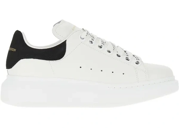 Sneakers Alexander McQueen 'Oversized' albi din piele