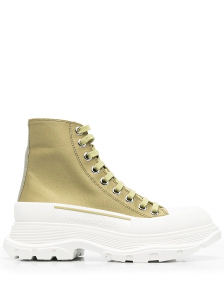Sneakers Alexander McQueen verzi din material textil