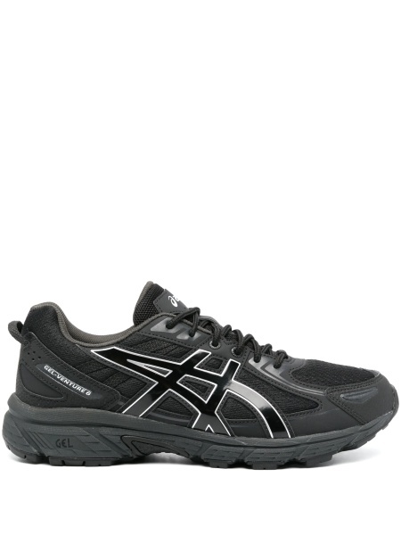 Sneakers ASICS negri din material textil si cauciuc