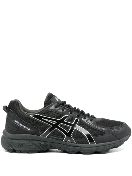 Sneakers ASICS negri din material textil si cauciuc