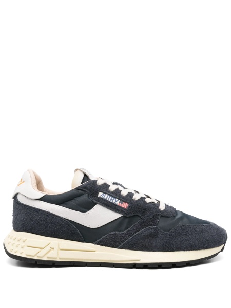Sneakers AUTRY albastri din piele intoarsa si material textil