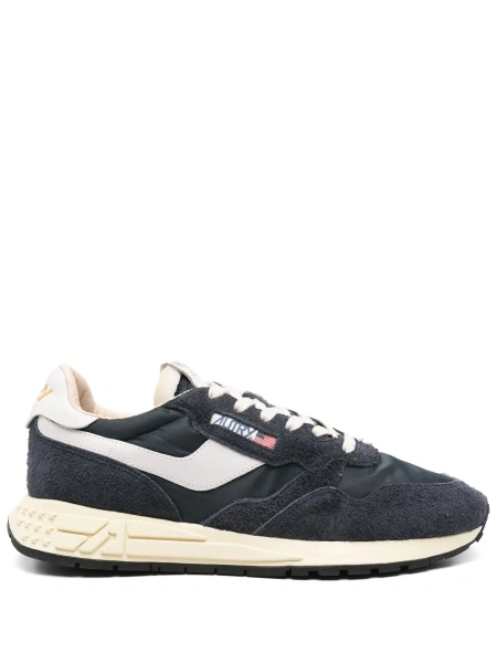 Sneakers AUTRY albastri din piele intoarsa si material textil