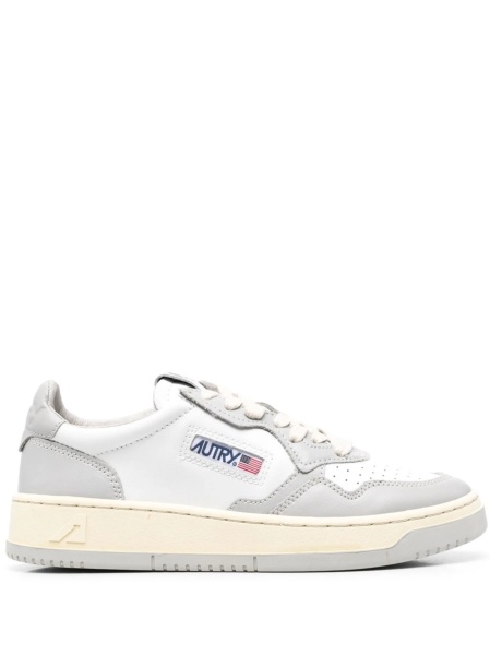 Sneakers AUTRY albi din piele