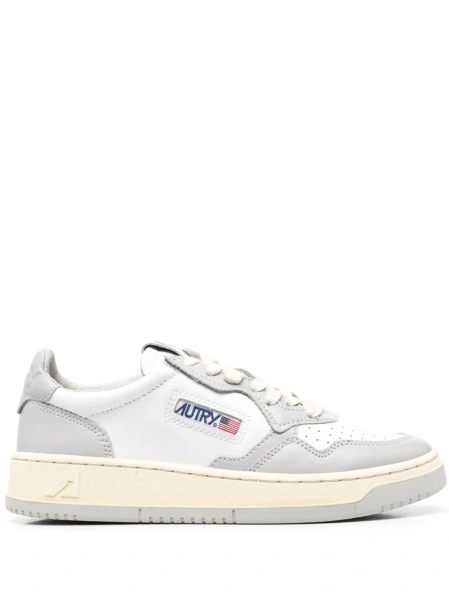 Sneakers AUTRY albi din piele