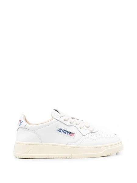 Sneakers AUTRY albi din piele