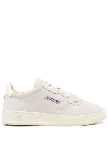 Sneakers AUTRY neutri din piele intoarsa