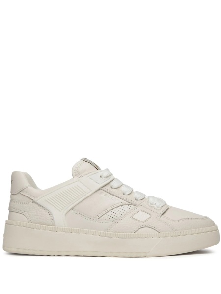 Sneakers Bally albi din piele