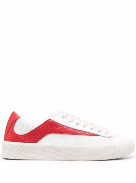Sneakers BY FAR albi din piele