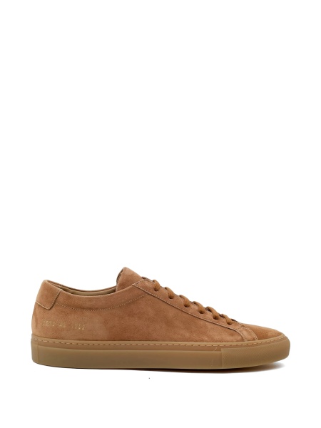 Sneakers Common Projects maro din piele