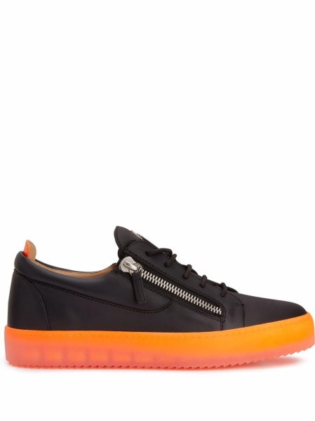 Sneakers Giuseppe Zanotti negri din piele