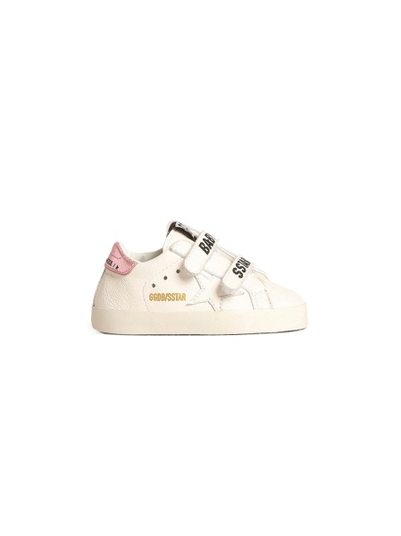 Sneakers Golden Goose albi din piele