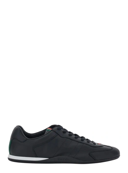 Sneakers Gucci negri din piele