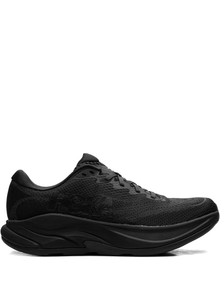 Sneakers Hoka One One negri din material textil