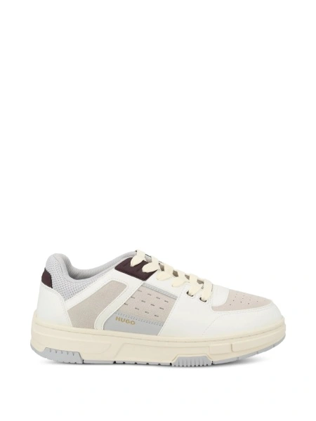 Sneakers Hugo Boss neutri din polyester si poliuretan