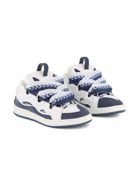 Sneakers Lanvin albi din piele