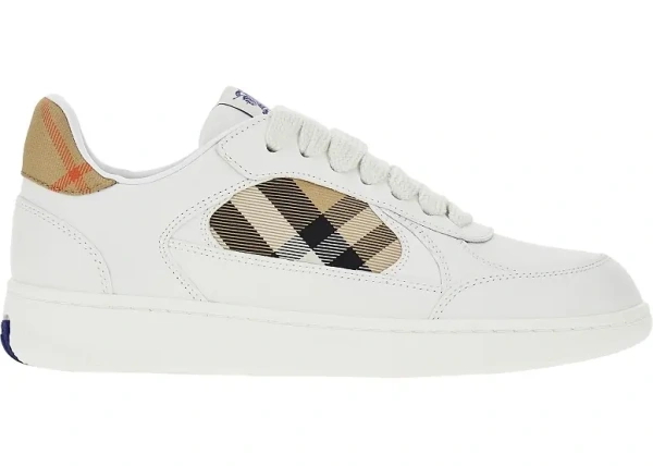 Sneakers Leather and Check fabric 'Terrace' sneakers