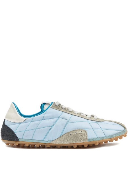 Sneakers Maison Margiela albastri din piele si material textil