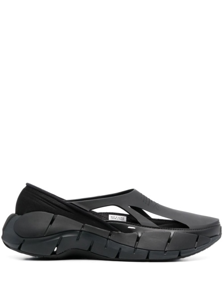Sneakers MAISON MARGIELA X REEBOK negri din cauciuc si material textil